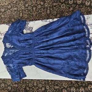 Amazon Women's Navy Lace Dress